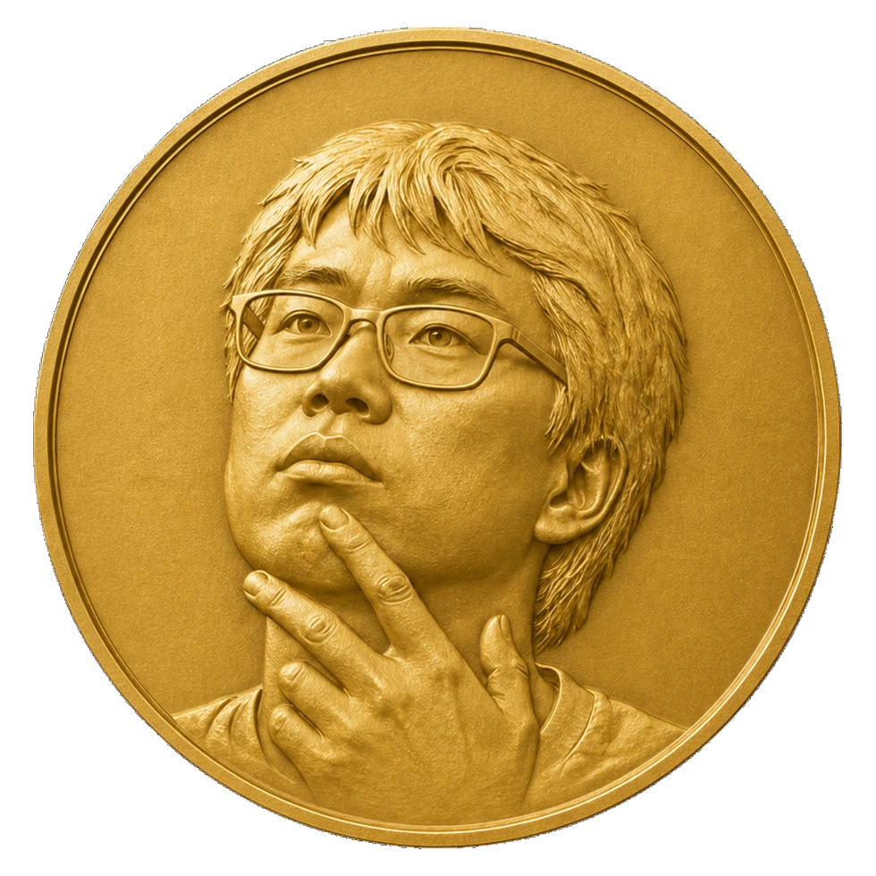 Front design of the PhD Student Award medal.